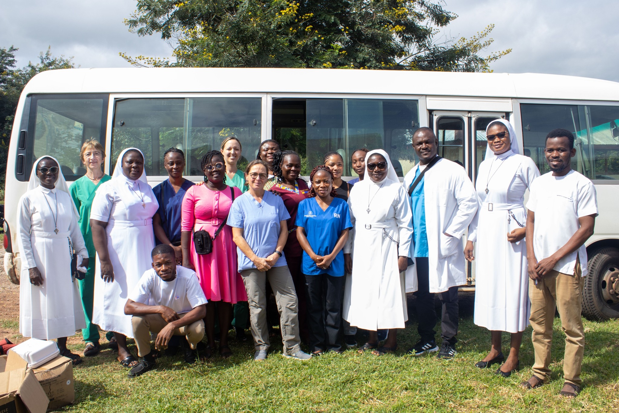 <p>Cervical Cancer Screening Team in Atebubu</p>