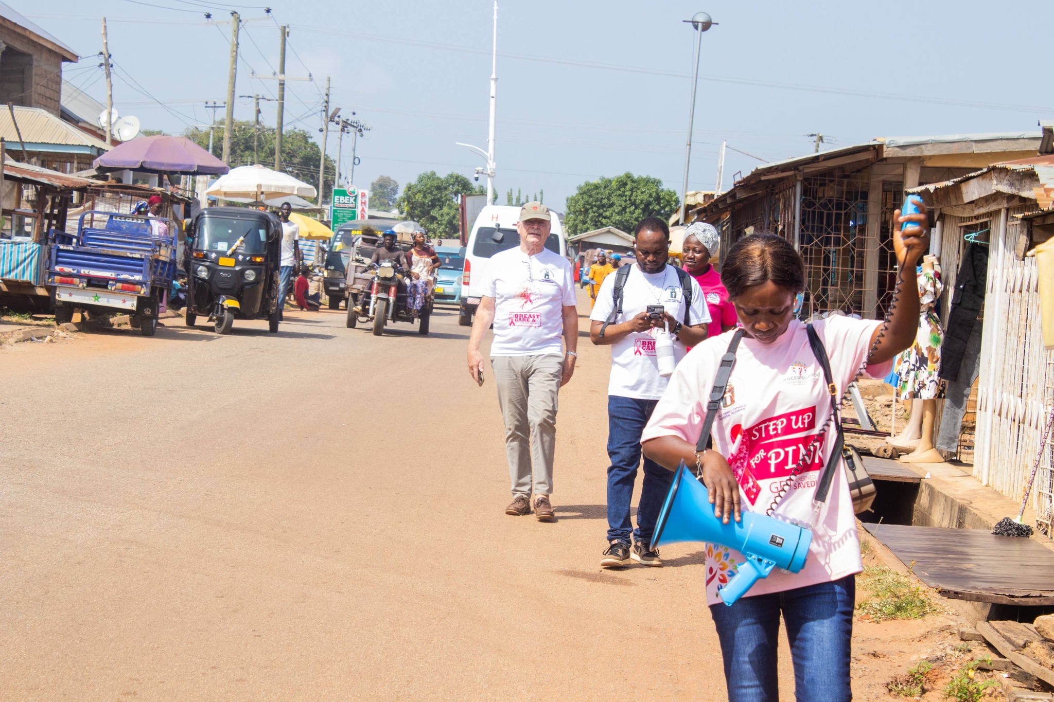 <p>Breast Cancer screening programme at Kintampo</p>
