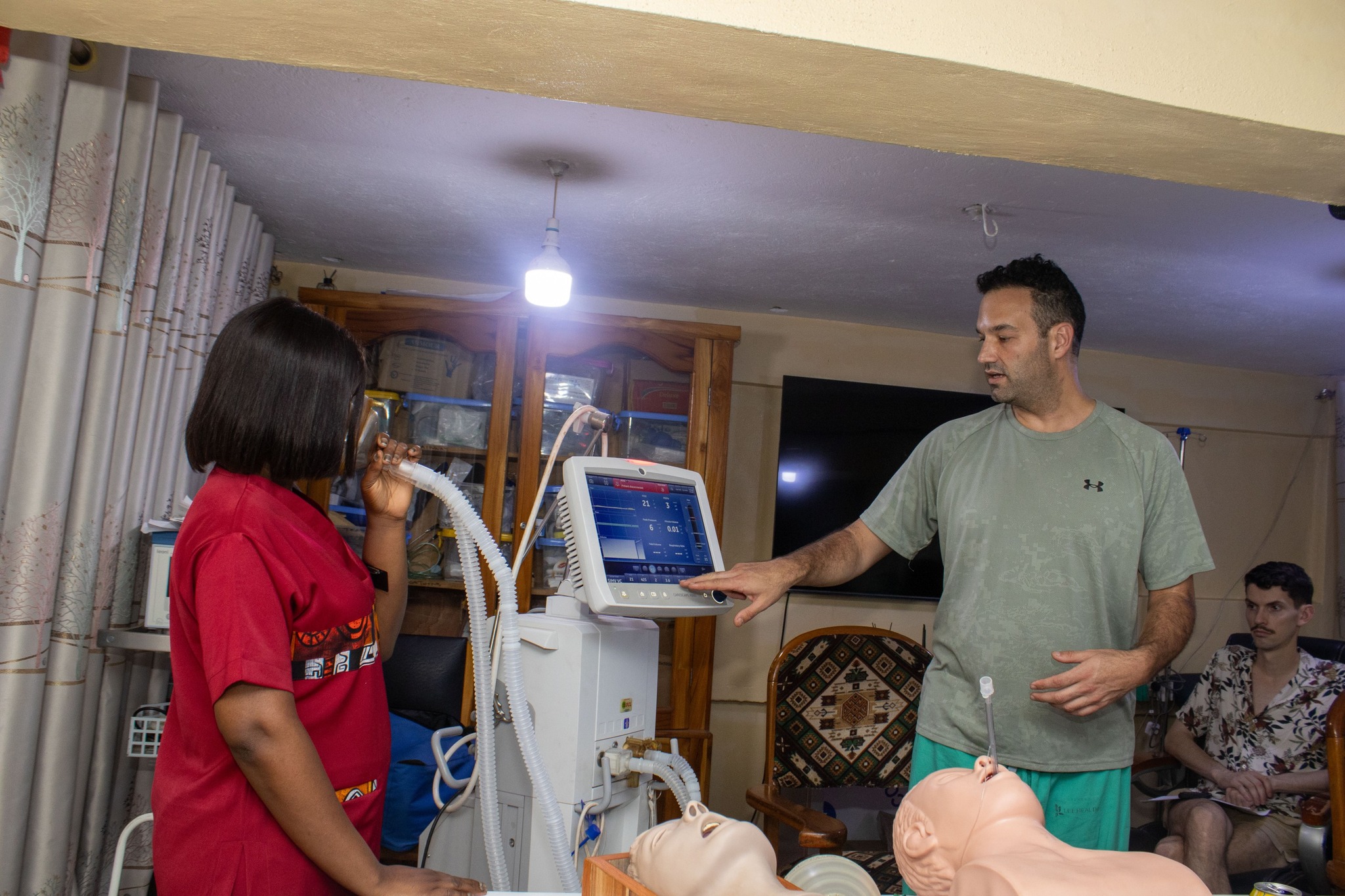 <p>Capacity building on Fundamental Critical Care Support by Operation International, Team Canada</p>