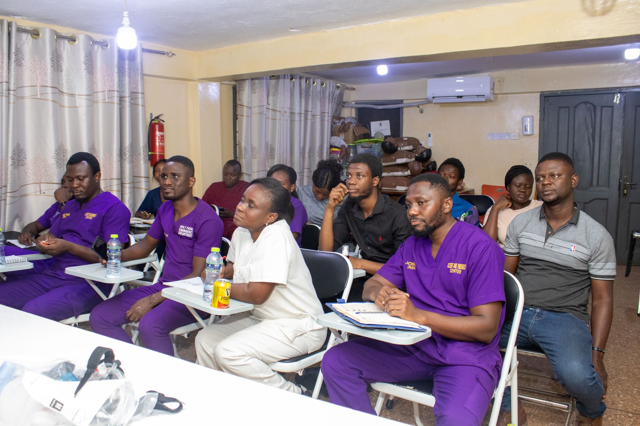 <p>Capacity building on Fundamental Critical Care Support by Operation International, Team Canada</p>