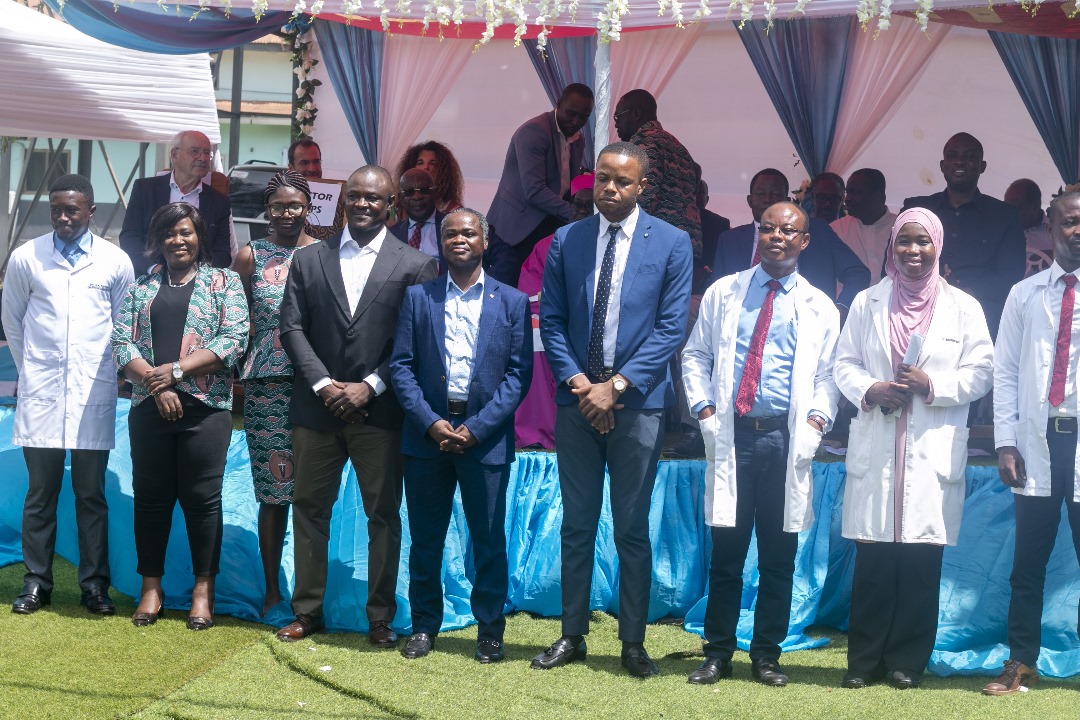 <p>FIRST BATCH OF RESIDENTS OF GHANA COLLEGE OF PHYSICIANS AND SURGEONS TRAINING CENTER IN HOLY FAMILY HOSPITAL-TECHIMAN</p>